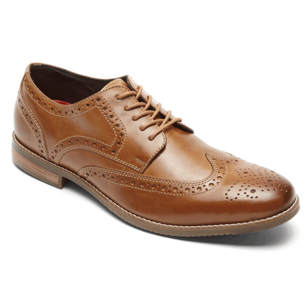 Rockport Snøre Sko Herre Brune - Style Purpose Wingtip - XUGJ35267